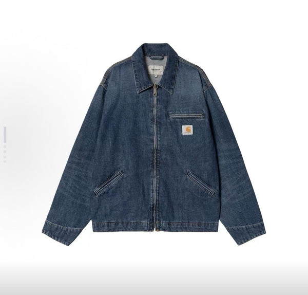 Carhartt Vintage Washed Zip-Up Denim Detroit Jacket