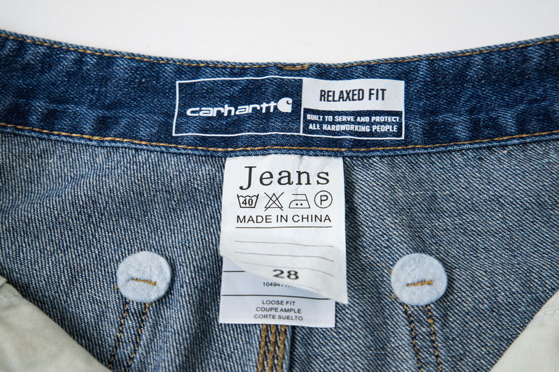Carhartt Relaxed Fit Washed Denim Carpenter Jeans