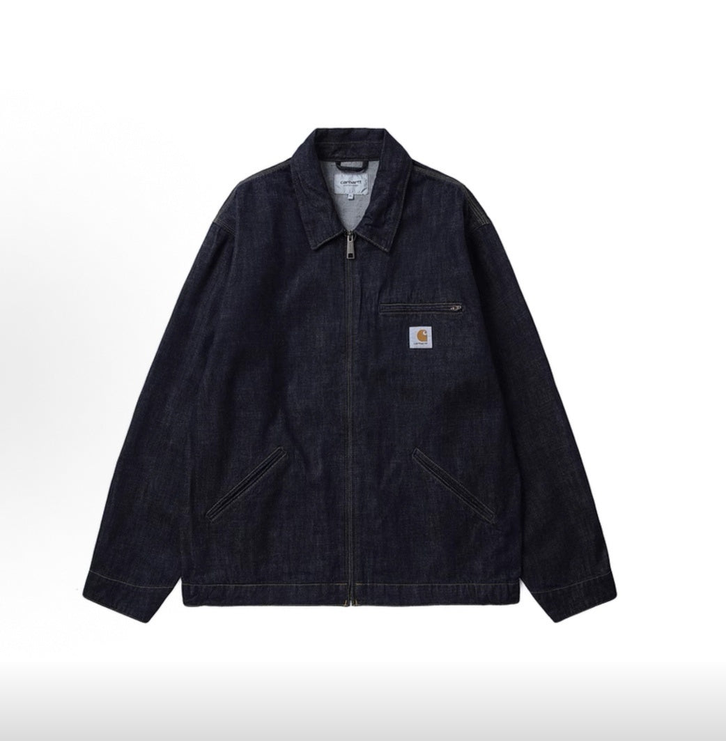 Carhartt Vintage Washed Zip-Up Denim Detroit Jacket