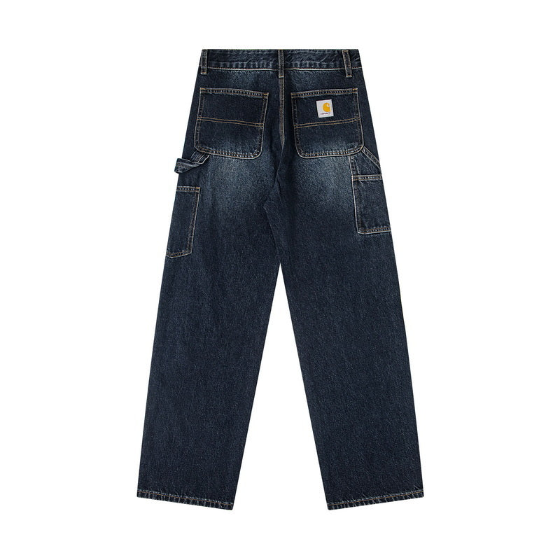 Carhartt Relaxed Fit Washed Denim Carpenter Jeans