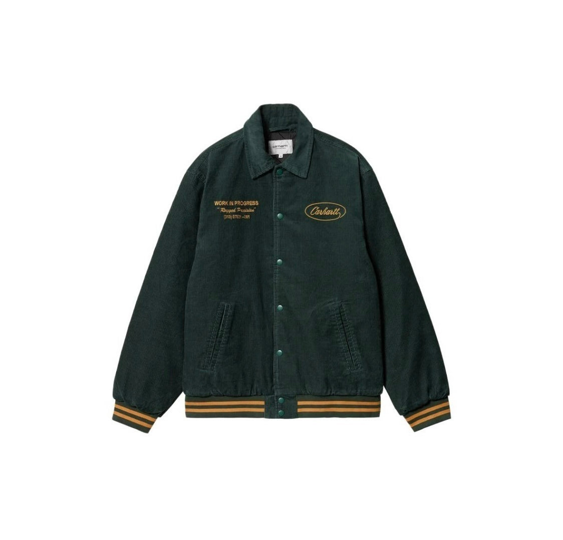 Carhartt Embroidered Corduroy Padded Varsity Jacket