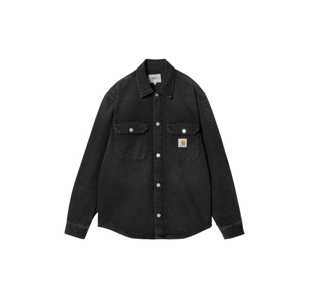 Carhartt Heavy Washed Denim Work Shirt Jacket