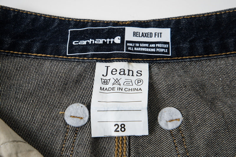 Carhartt Relaxed Fit Washed Denim Carpenter Jeans