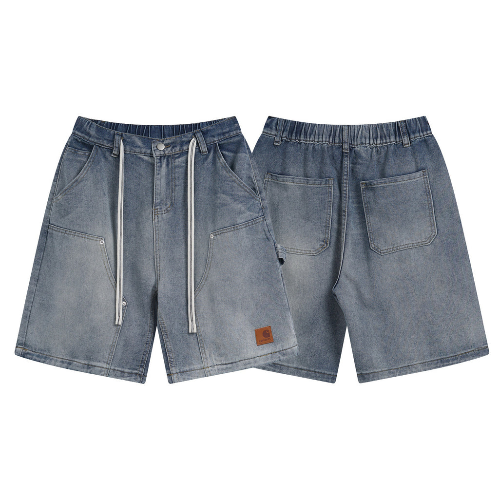 Carhartt Washed Denim Carpenter Shorts