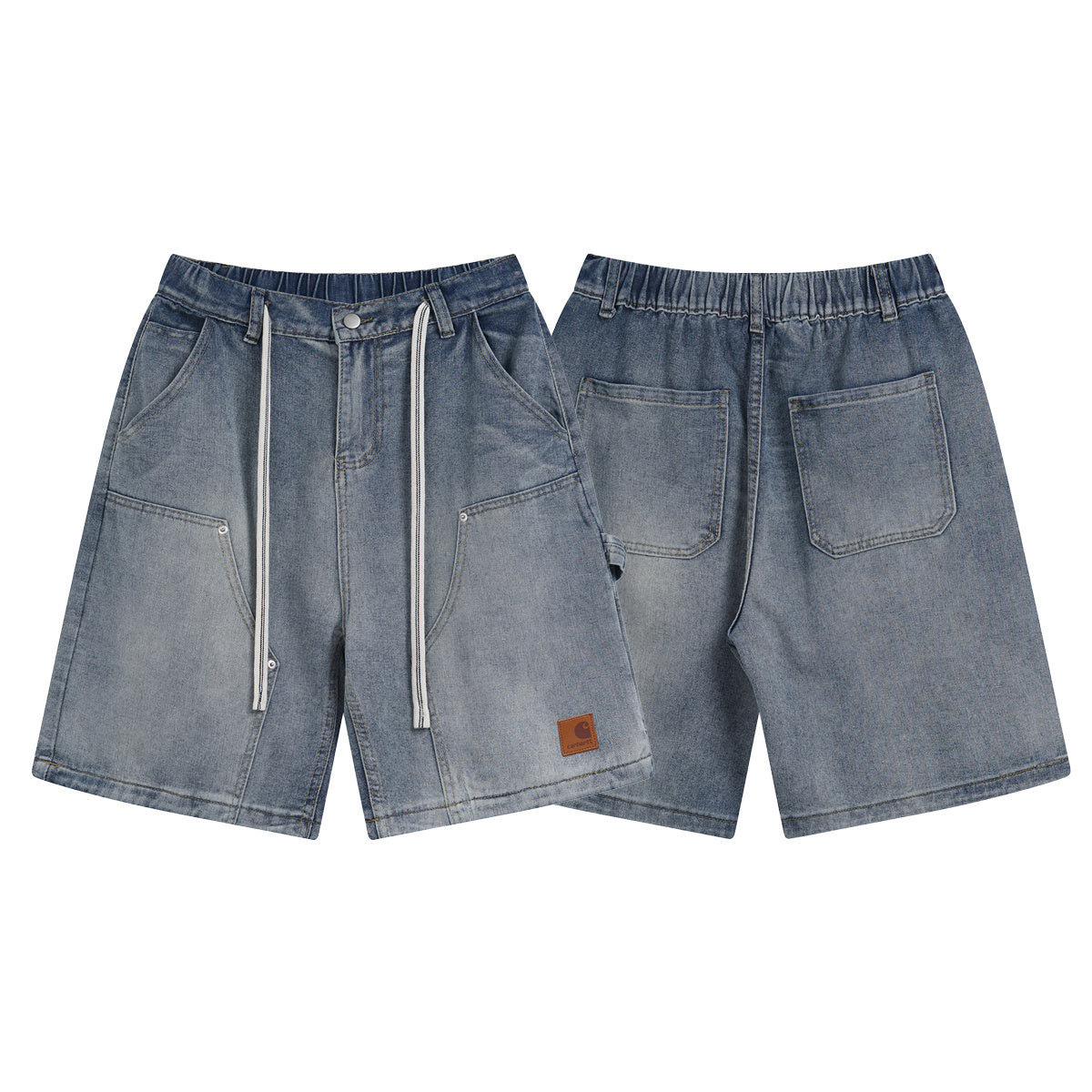 Carhartt Washed Denim Carpenter Shorts