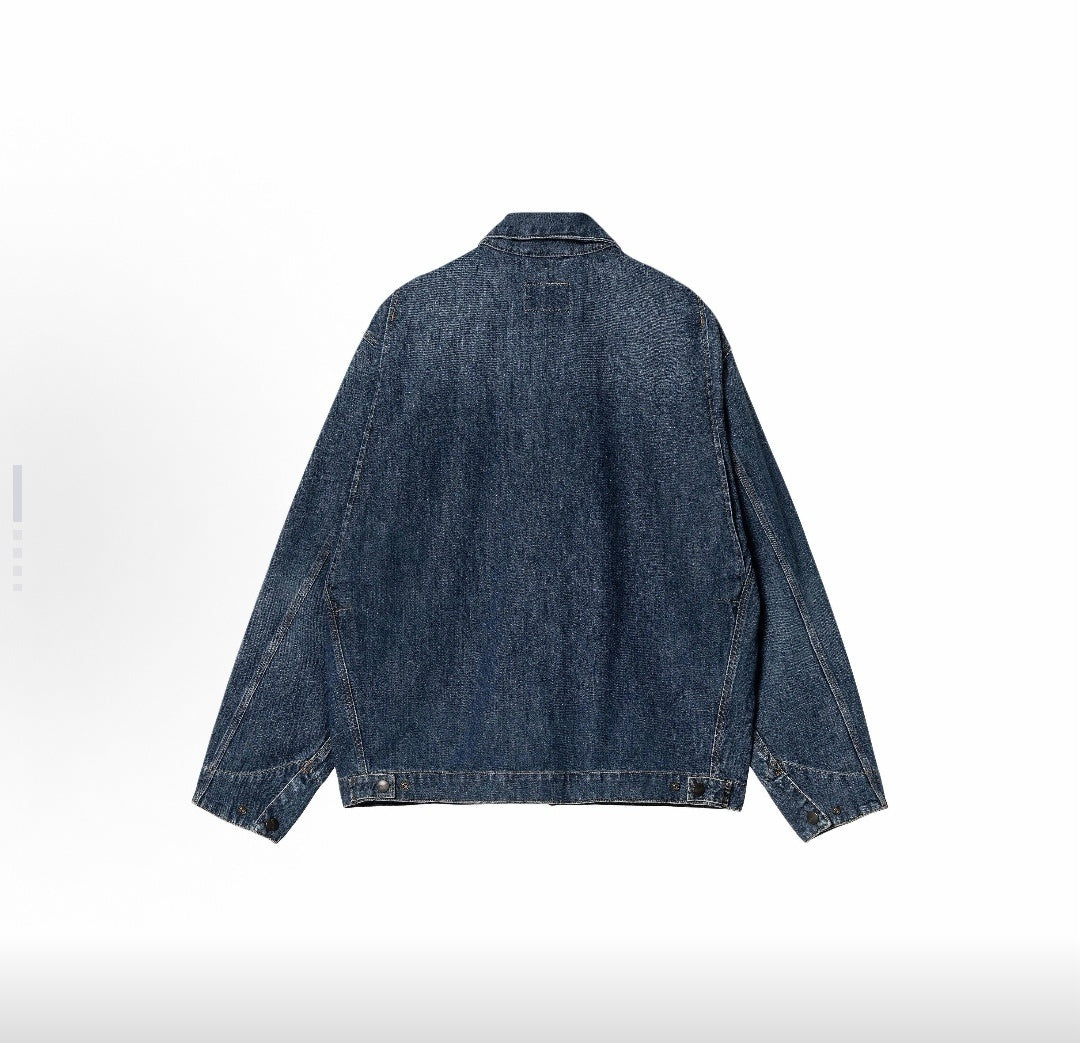 Carhartt Vintage Washed Zip-Up Denim Detroit Jacket