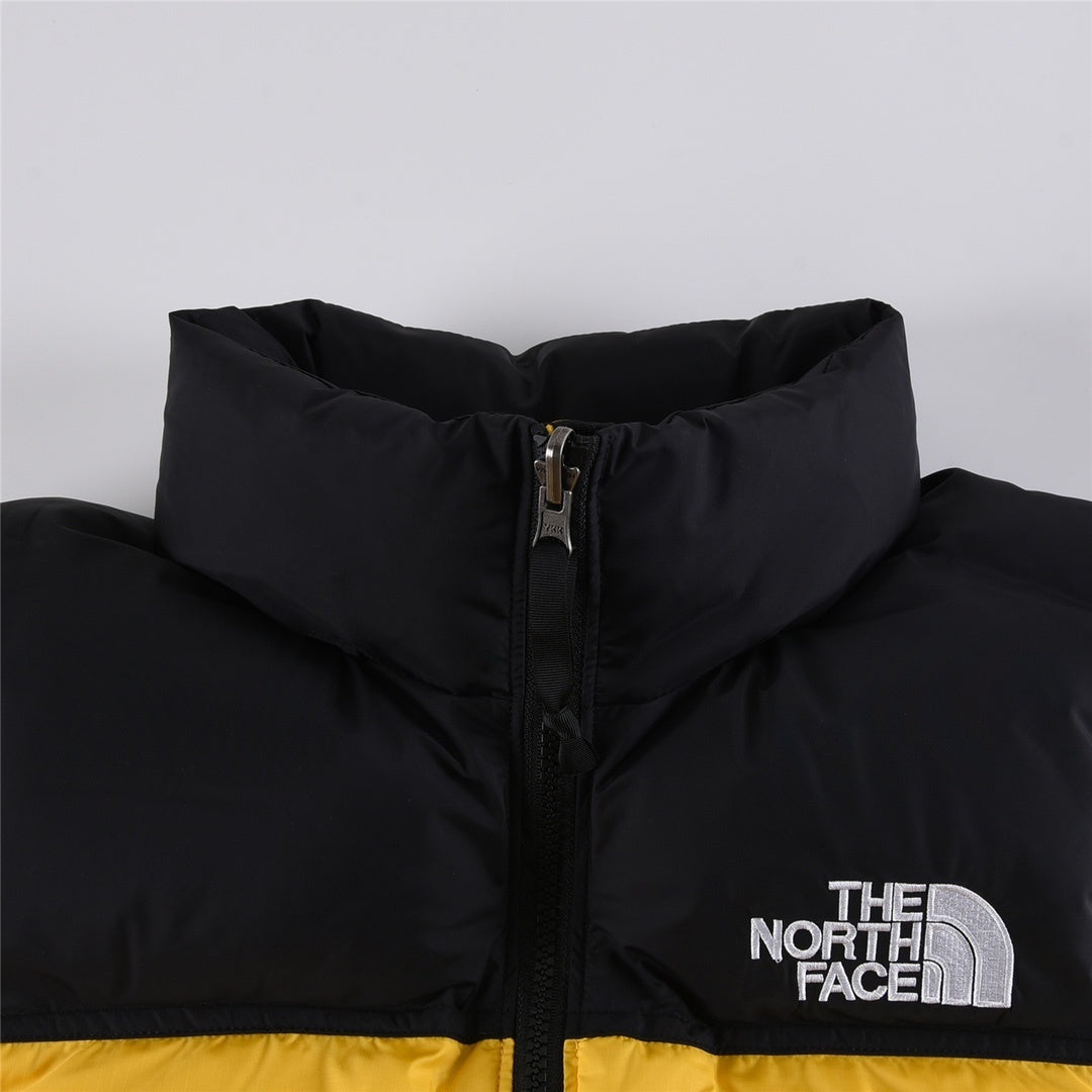 The North Face Novelty Nuptse Vest – Black / Yellow – New With