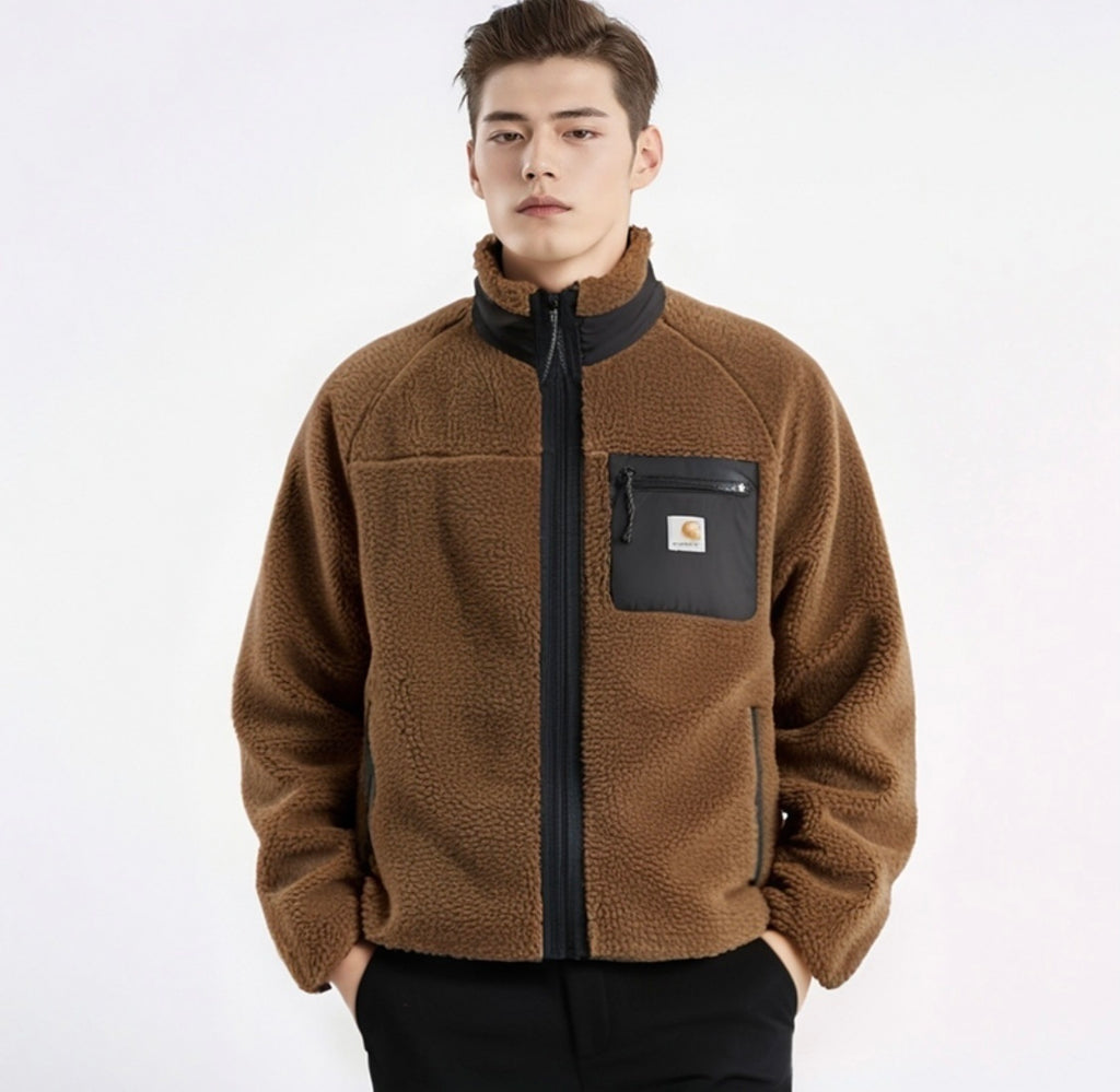 Carhartt Sherpa Fleece Zip-Up Utility Jacket