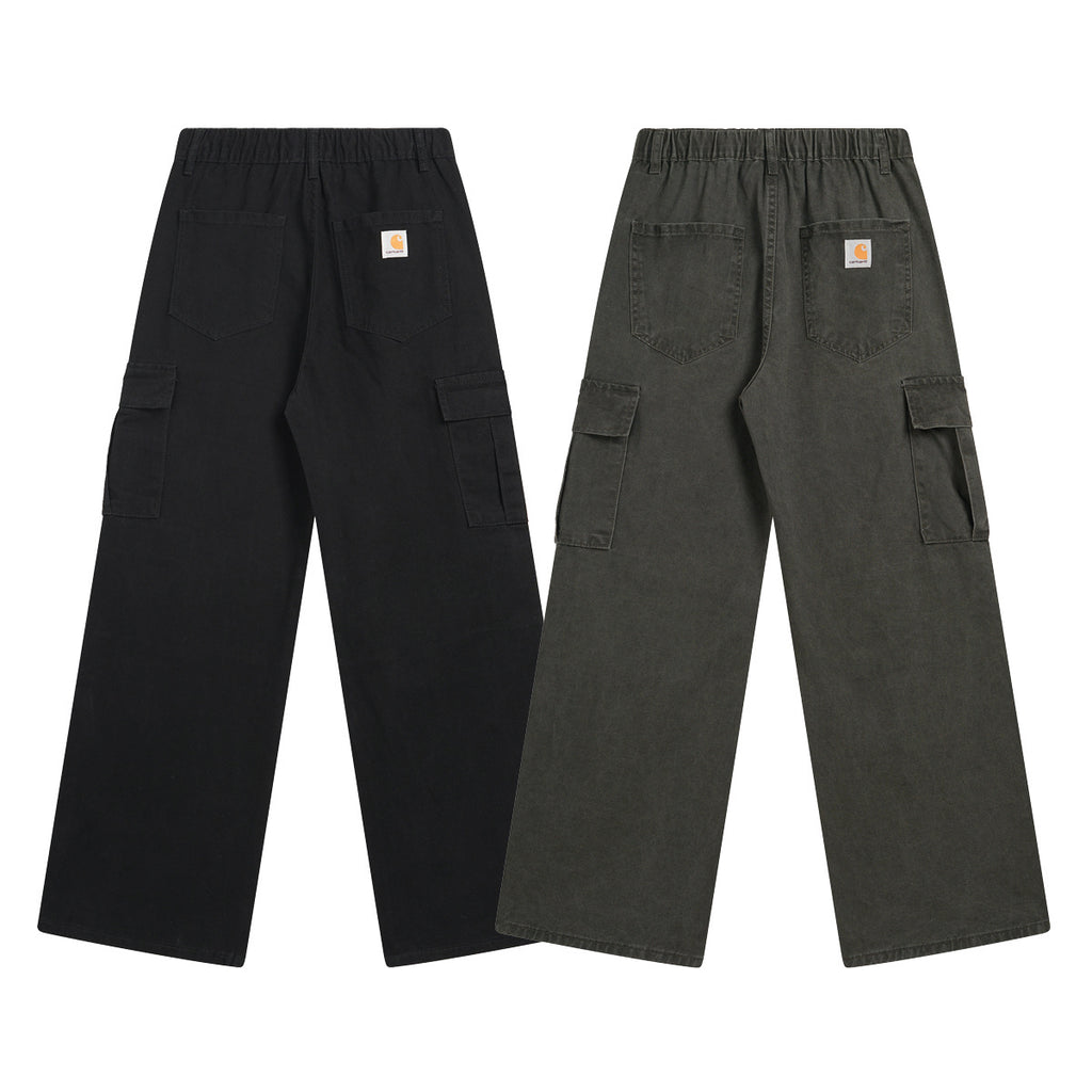 Carhartt Washed Wide-Leg Cargo Work Pants