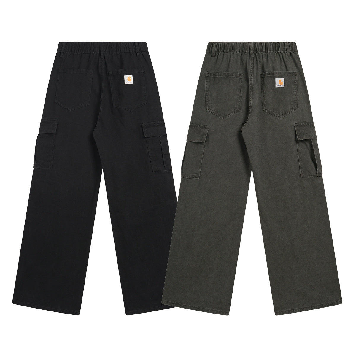 Carhartt Washed Wide-Leg Cargo Work Pants