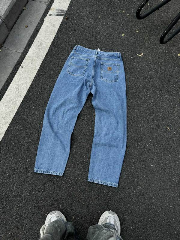 Carhartt Light Wash Straight Fit Denim Jeans