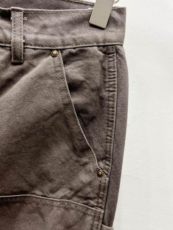 Carhartt Washed Brown Utility Denim Jeans
