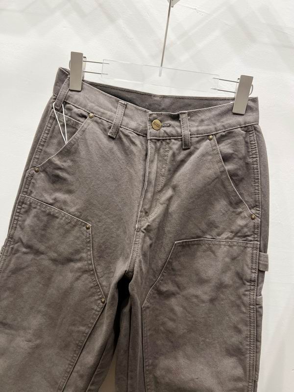 Carhartt Washed Brown Utility Denim Jeans
