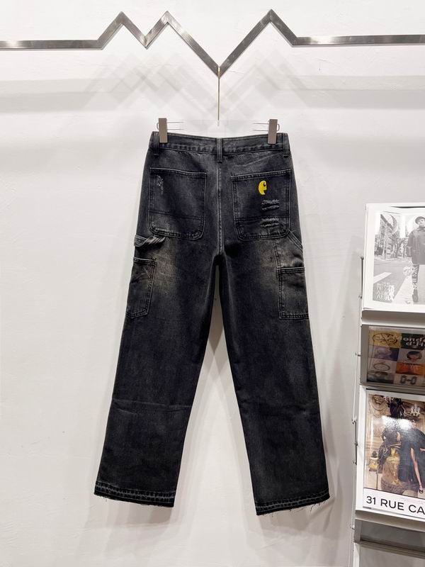 Carhartt Washed Black Graphic Utility Denim Jeans
