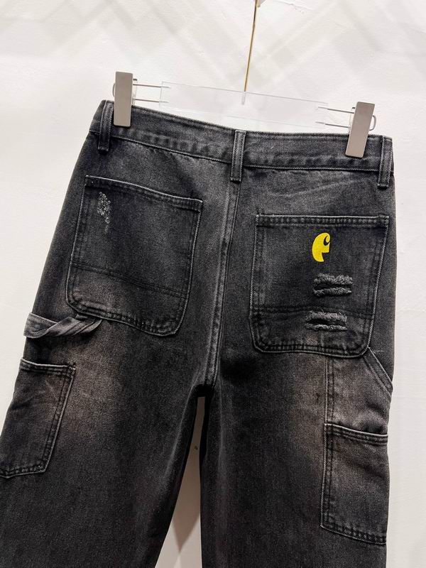 Carhartt Washed Black Graphic Utility Denim Jeans