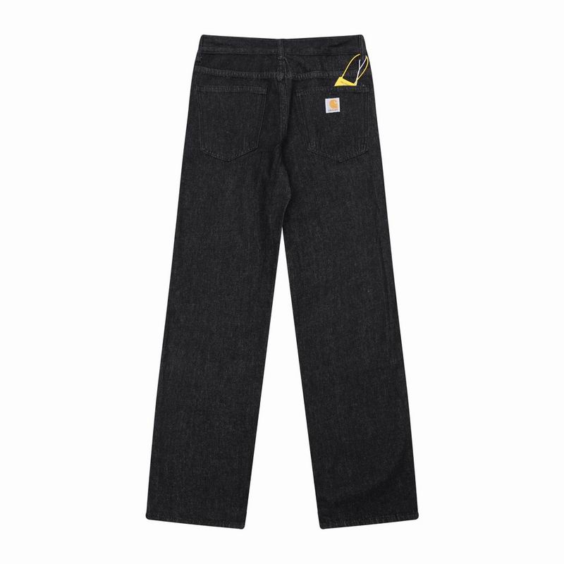 Carhartt Washed Black Straight Fit Denim Jeans