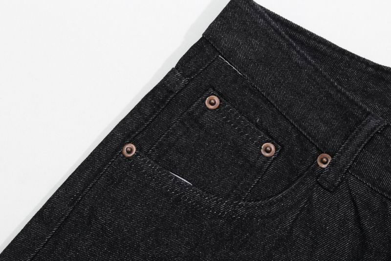 Carhartt Washed Black Straight Fit Denim Jeans