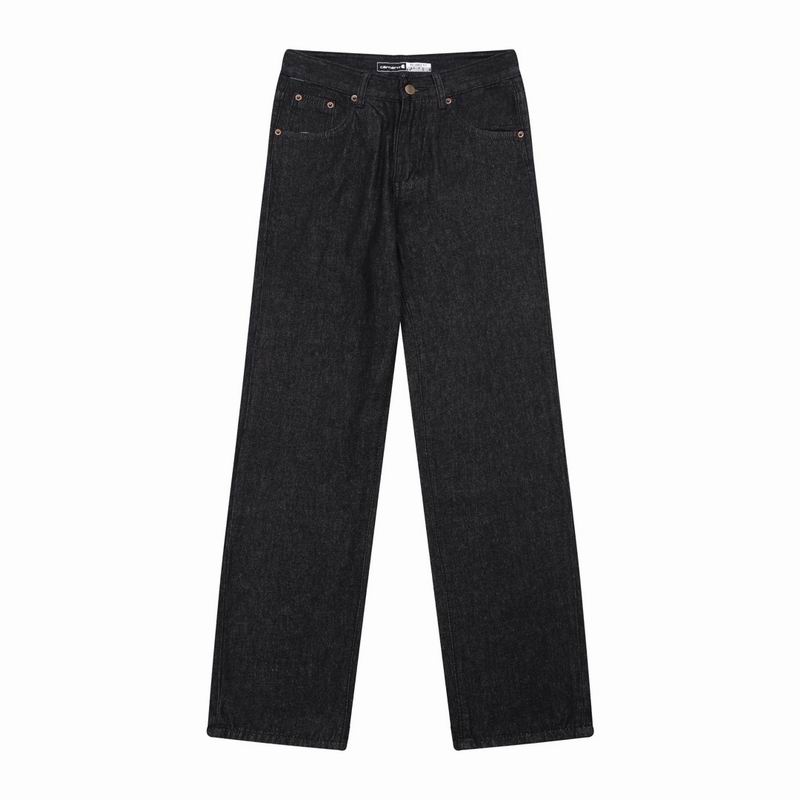 Carhartt Washed Black Straight Fit Denim Jeans