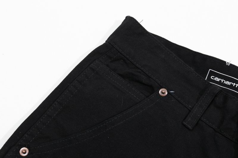Carhartt Black Utility Cargo Denim Jeans