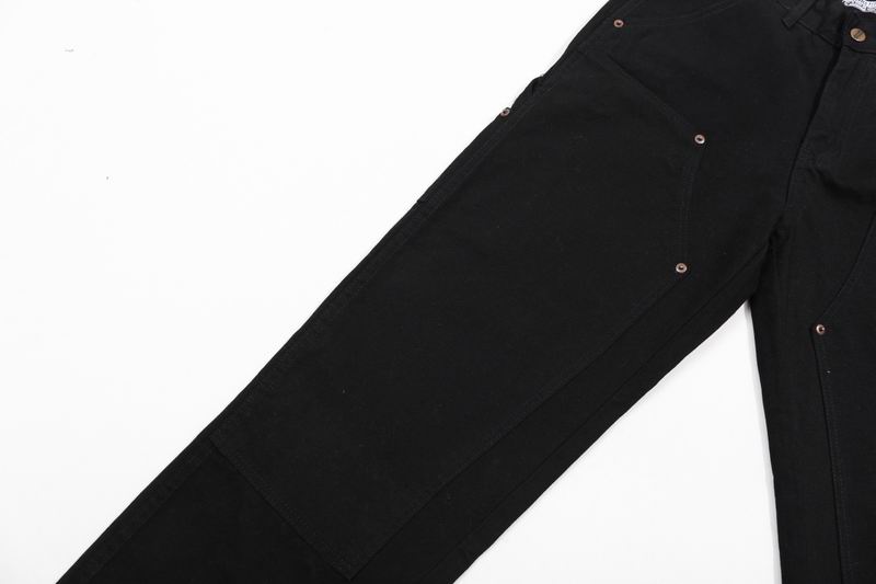 Carhartt Black Utility Cargo Denim Jeans