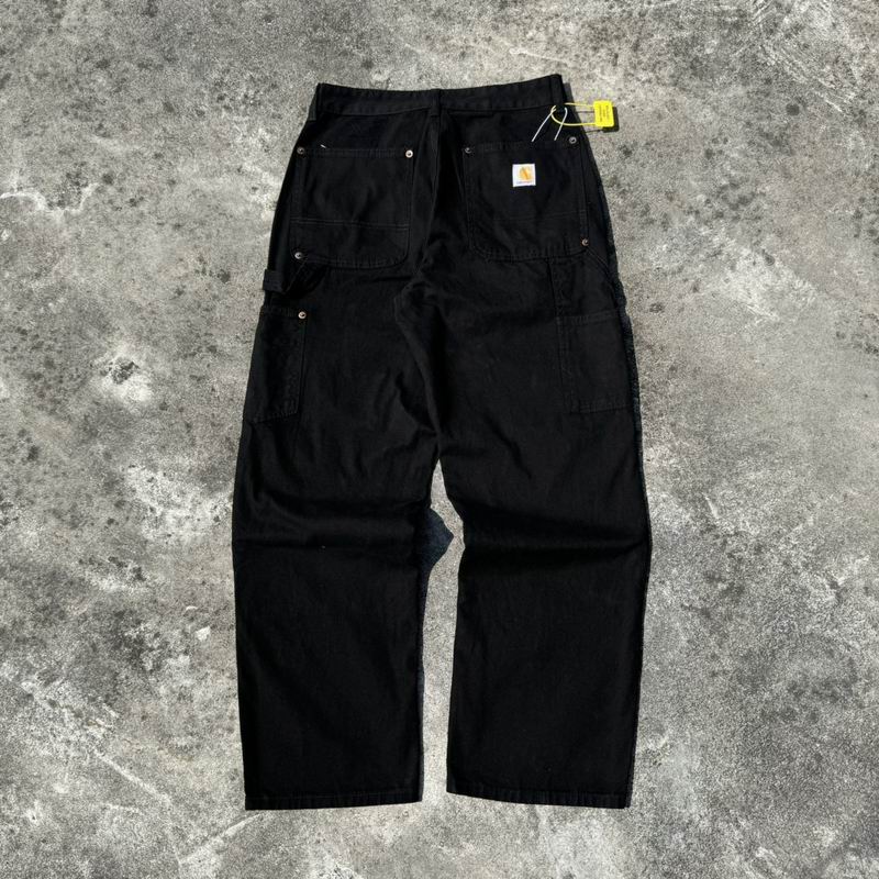 Carhartt Black Utility Cargo Denim Jeans
