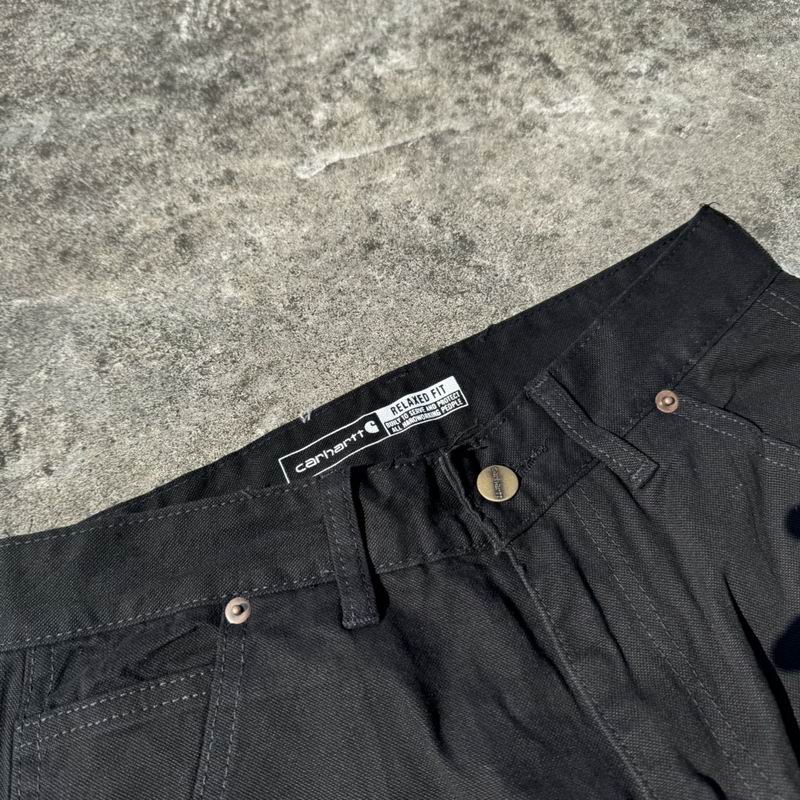 Carhartt Black Utility Cargo Denim Jeans