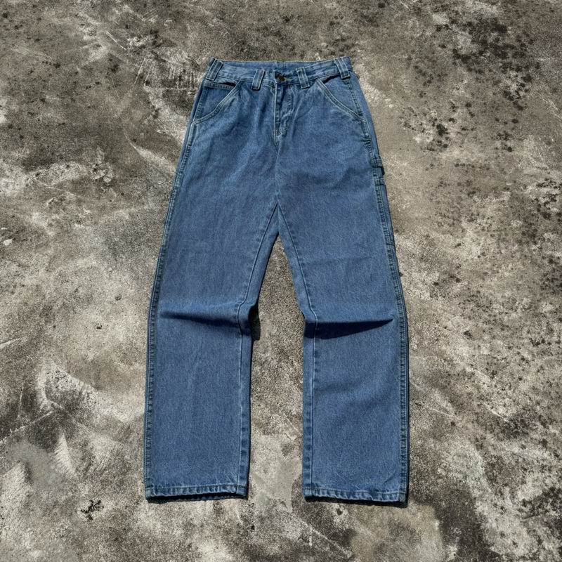 Carhartt Medium Wash Utility Cargo Denim Jeans