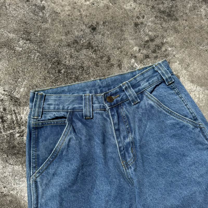 Carhartt Medium Wash Utility Cargo Denim Jeans