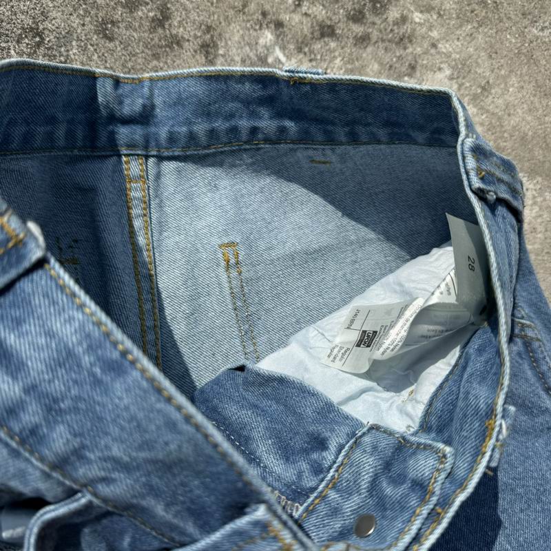 Carhartt Medium Wash Utility Cargo Denim Jeans