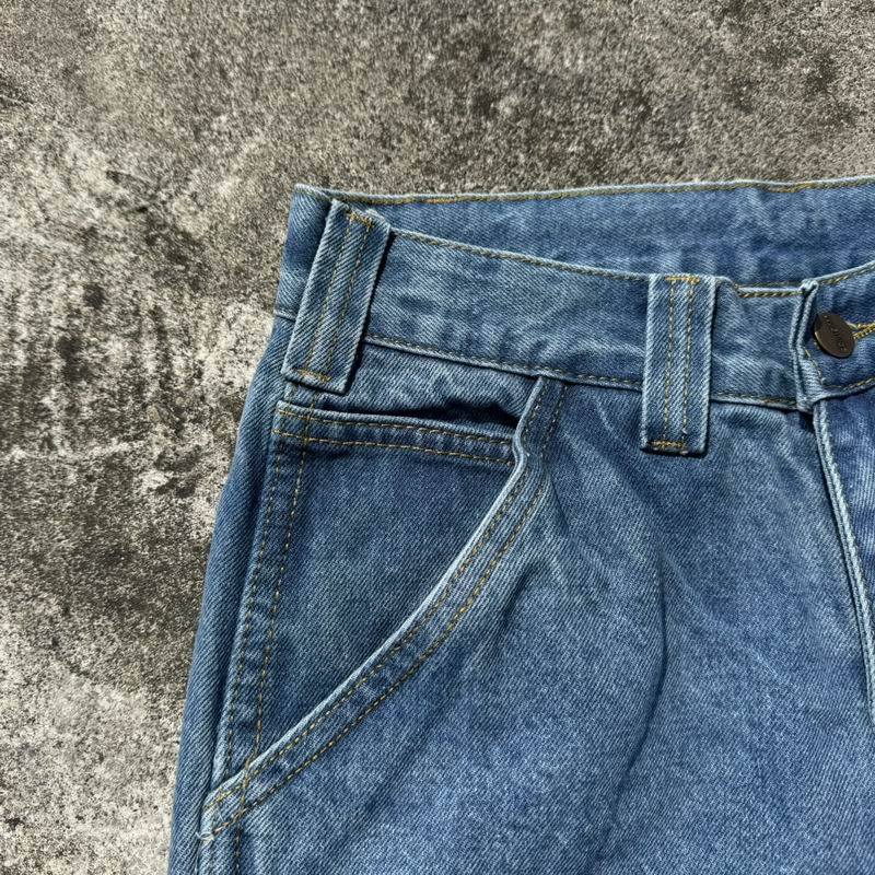 Carhartt Medium Wash Utility Cargo Denim Jeans