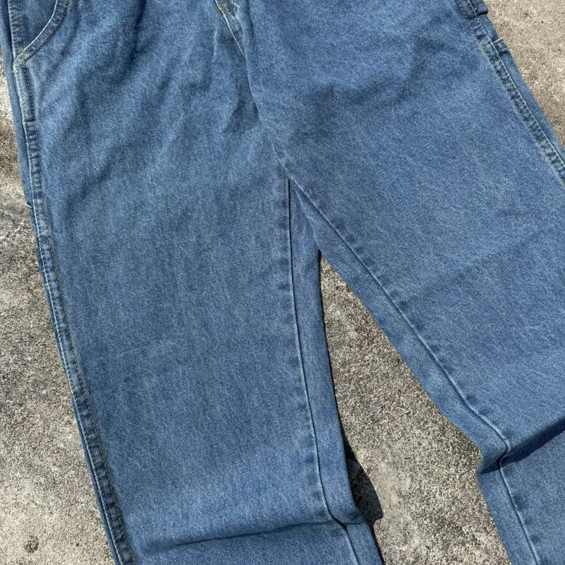 Carhartt Medium Wash Utility Cargo Denim Jeans