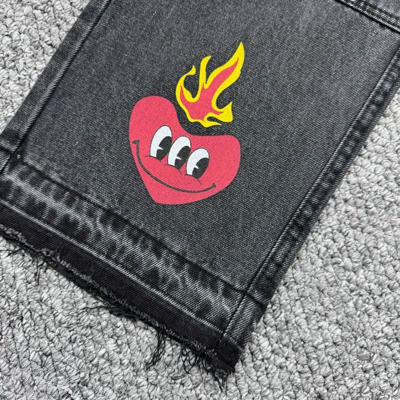 Carhartt Washed Black Graphic Denim Jeans