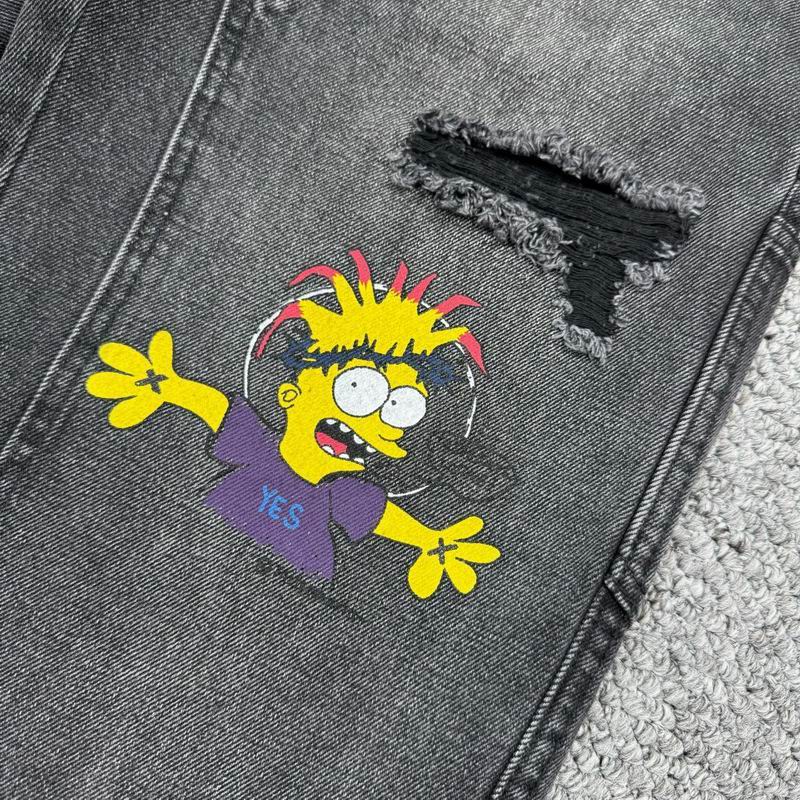 Carhartt Washed Black Graphic Denim Jeans
