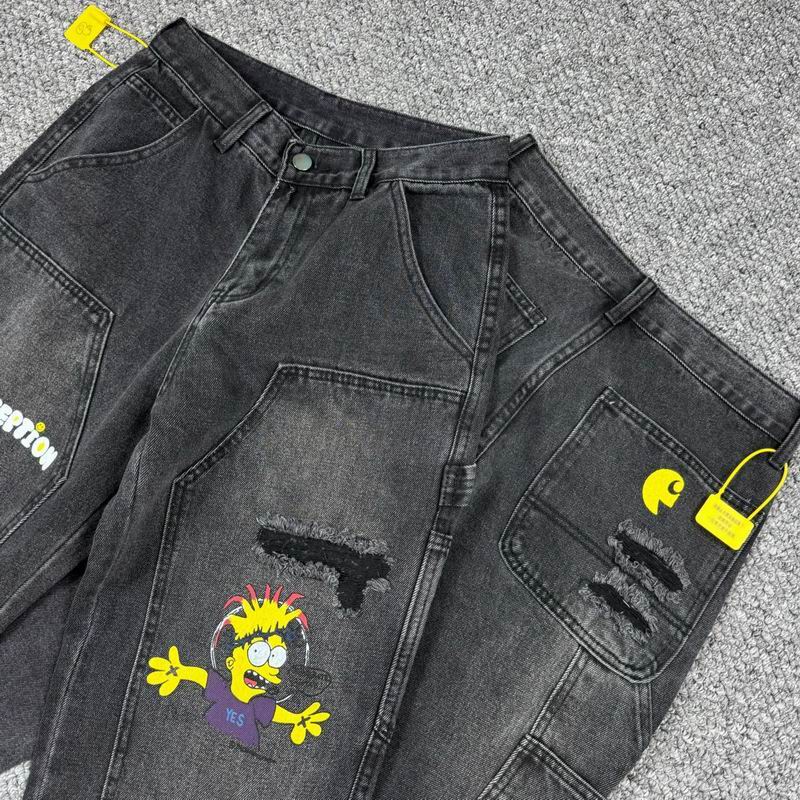 Carhartt Washed Black Graphic Denim Jeans