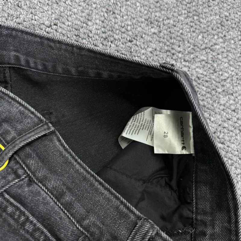 Carhartt Washed Black Graphic Denim Jeans