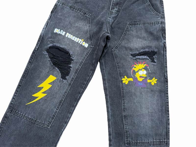 Carhartt False Perception Black Graphic Denim Jeans