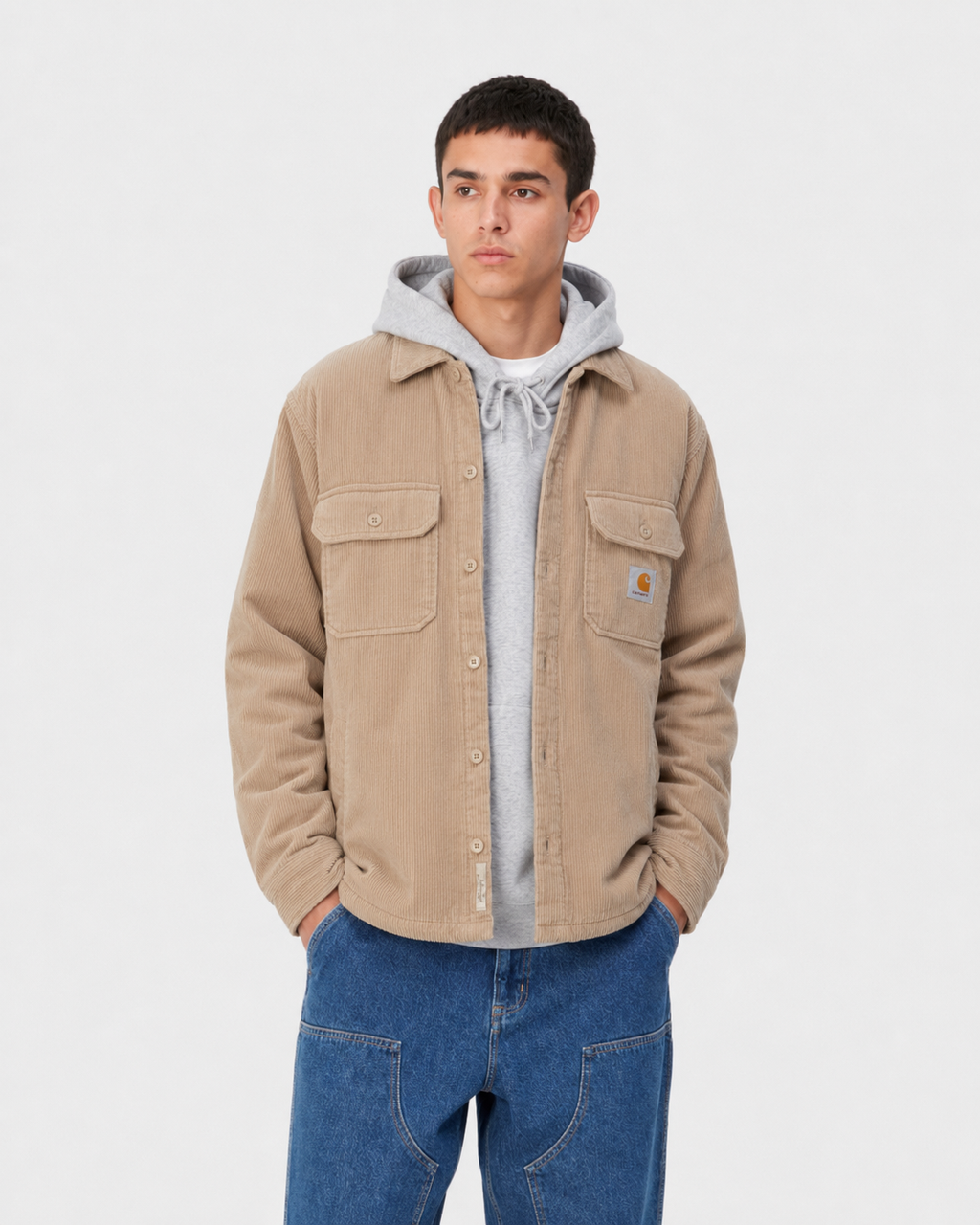 Carhartt Quilted Corduroy Work Shirt Jacket