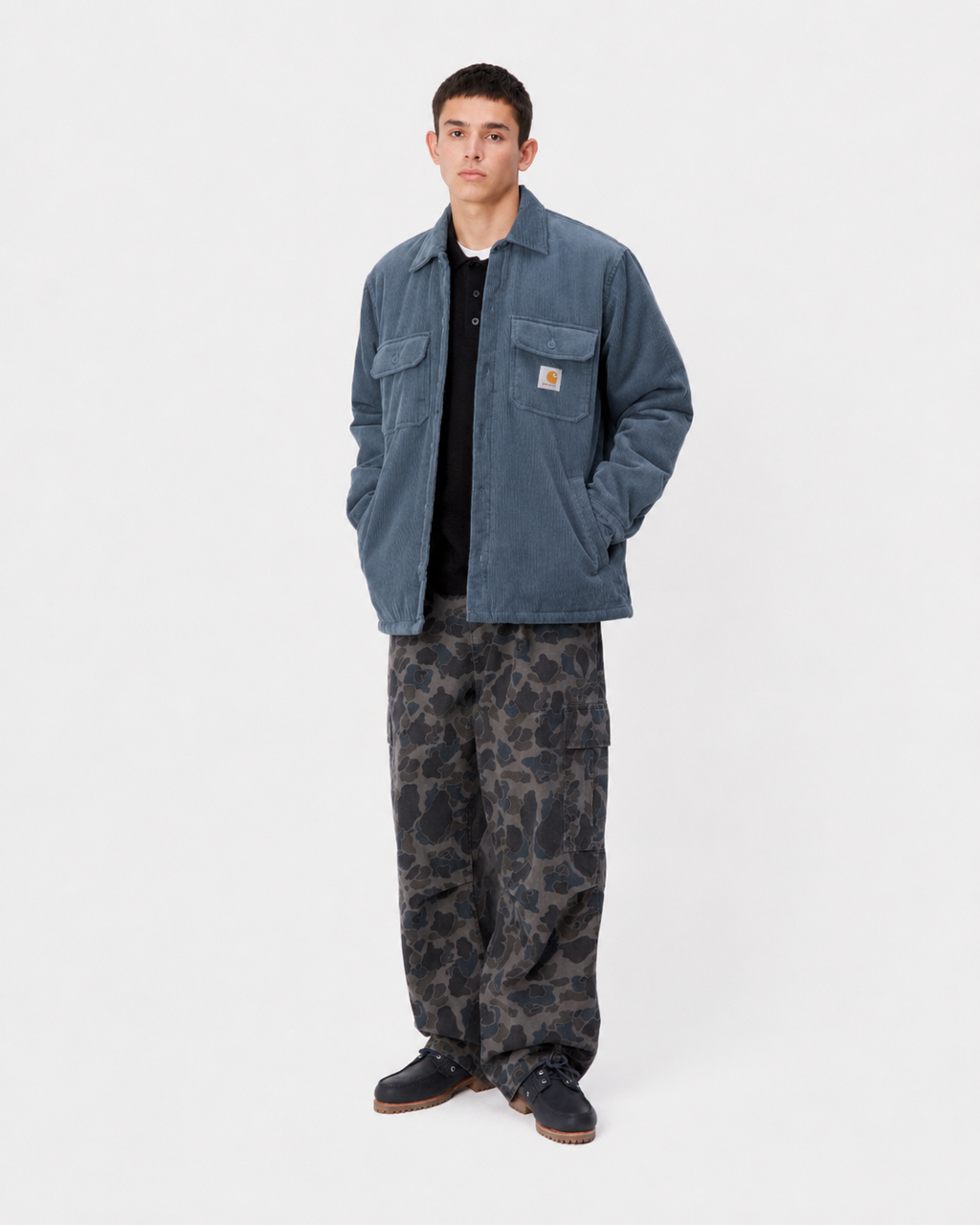 Carhartt Quilted Corduroy Work Shirt Jacket