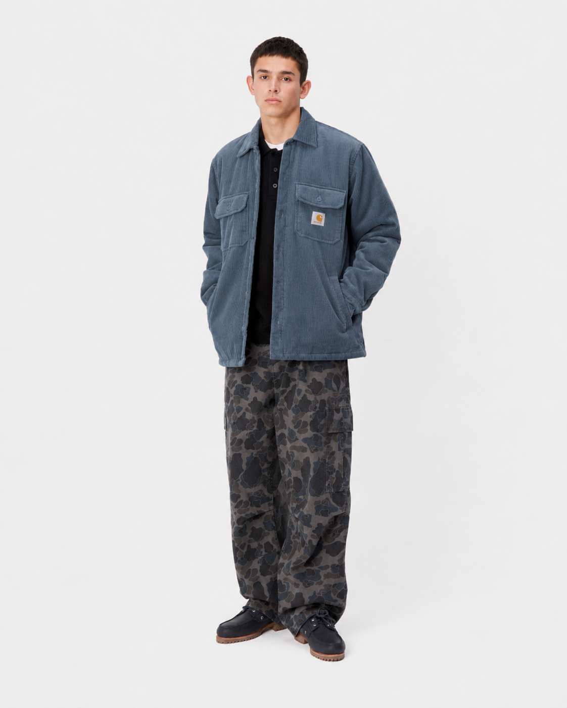 Carhartt Quilted Corduroy Work Shirt Jacket