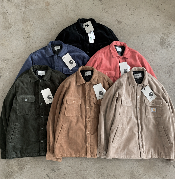 Carhartt Quilted Corduroy Work Shirt Jacket