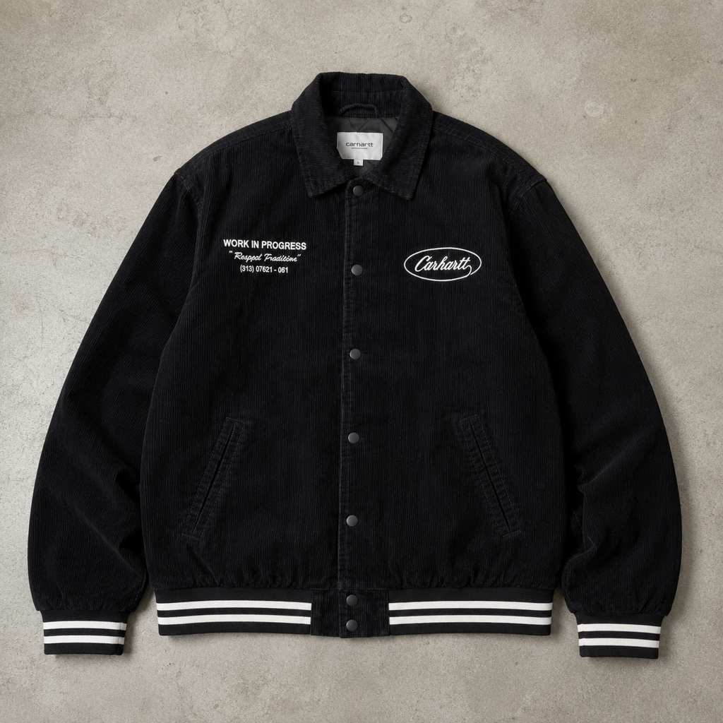 Carhartt Embroidered Corduroy Padded Varsity Jacket