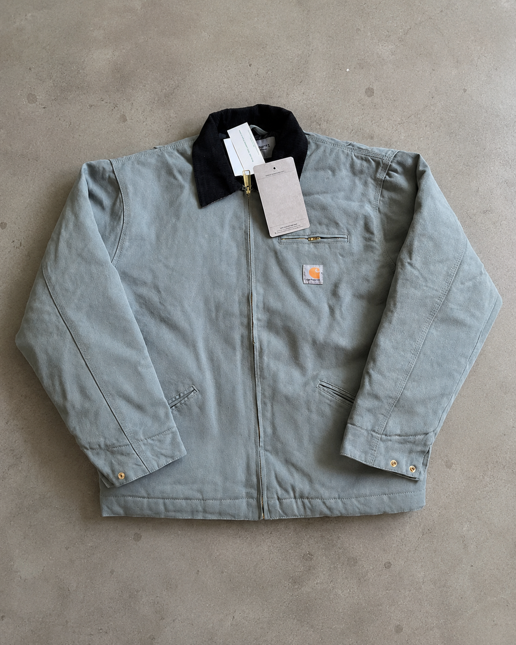 Carhartt Vintage Washed Quilted Detroit Work Jacket