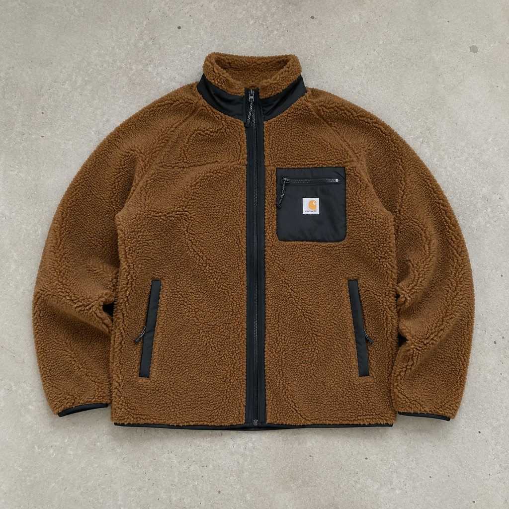 Carhartt Sherpa Fleece Zip-Up Utility Jacket