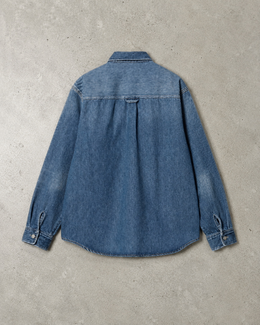 Carhartt Heavy Washed Denim Work Shirt Jacket