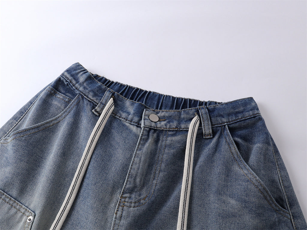 Carhartt Washed Denim Carpenter Shorts