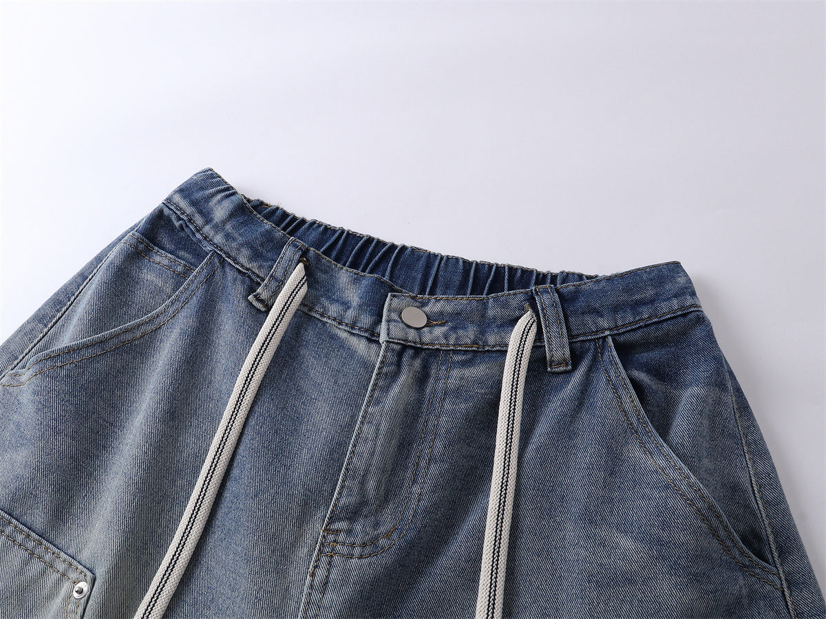 Carhartt Washed Denim Carpenter Shorts