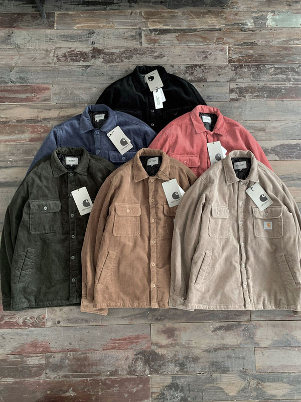 Carhartt Quilted Corduroy Work Shirt Jacket