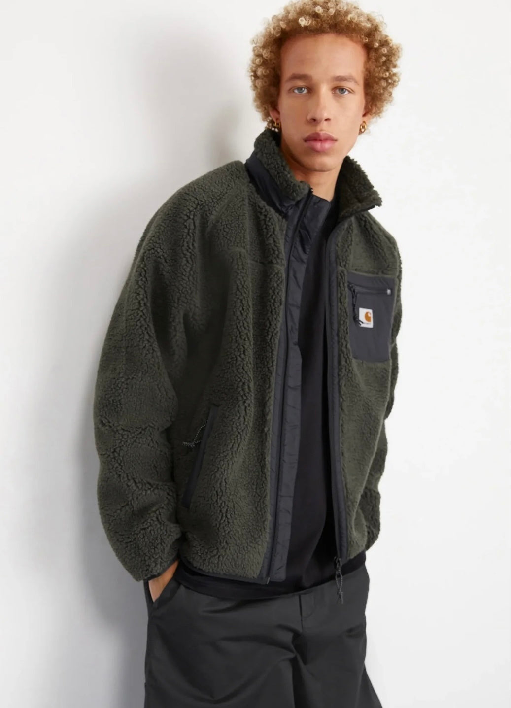 Carhartt Sherpa Fleece Zip-Up Utility Jacket