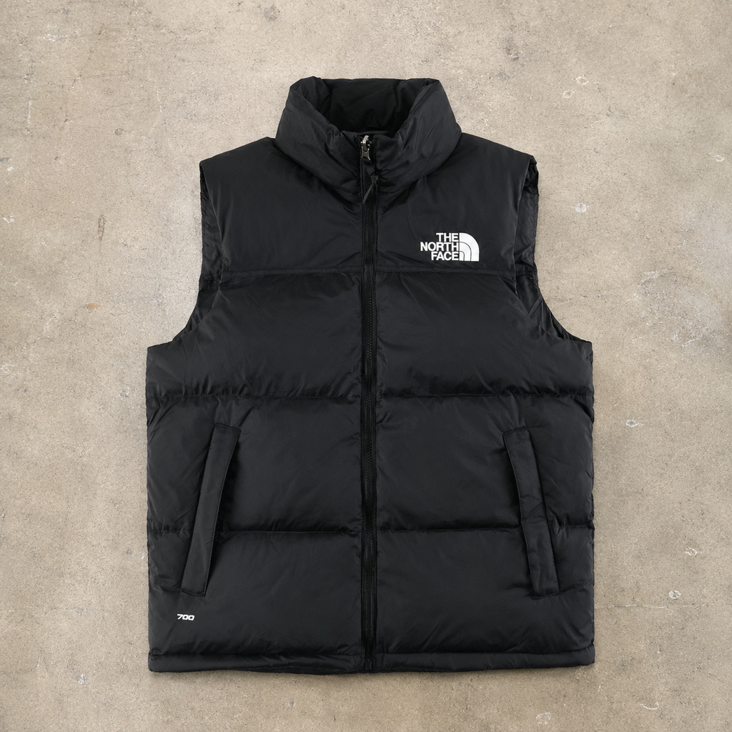 The North Face 1996 Retro Nuptse Black Puffer Vest – New With Tags