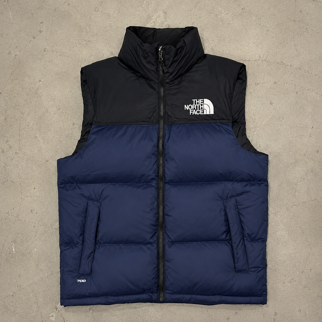 The North Face 1996 Retro Nuptse Vest – Navy / Black – New With Tags